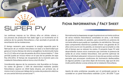 SUPER PV fact sheet (Spanish version)